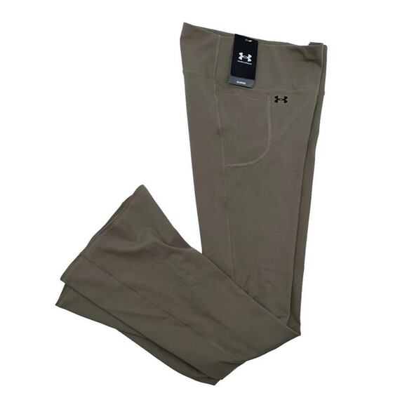 $65 Under Armour Women's Motion Flare Pants - Gravel - Medium - New With Tags - Picture 2 of 6